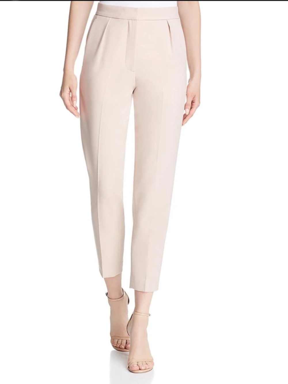 🩰Theory Blush Cropped Tailored Ankle Pants